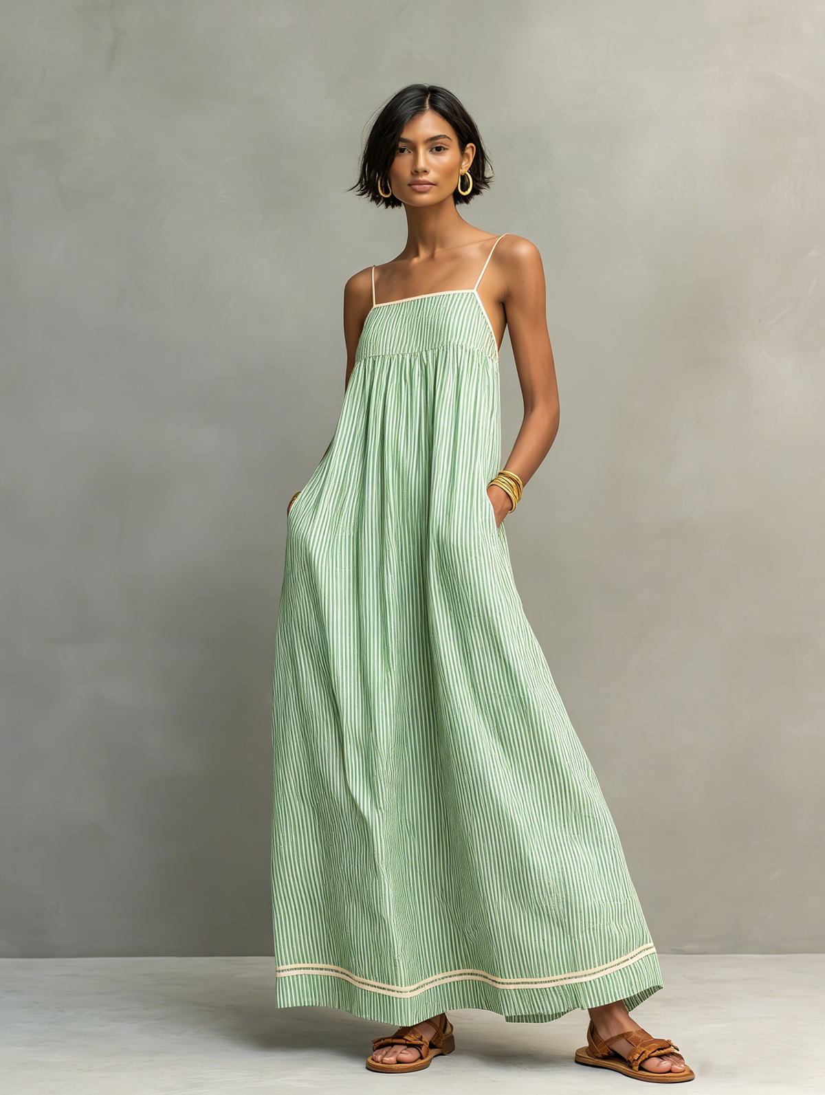 Striped Maxi Dress
