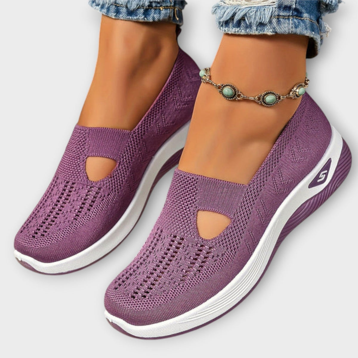 de Paseo Slip-On de Punto Confort