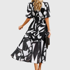 Flattering Floral Midi Dress