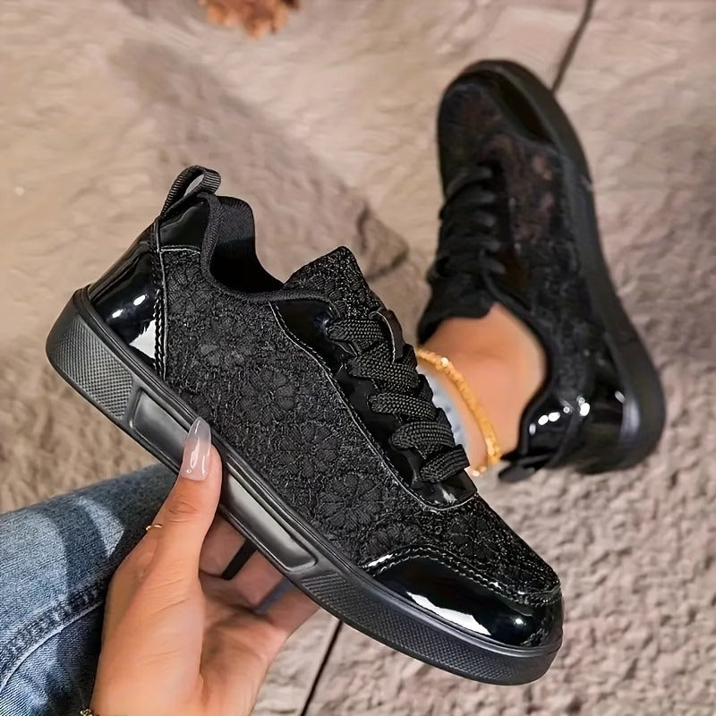 Floral Lace Sneakers