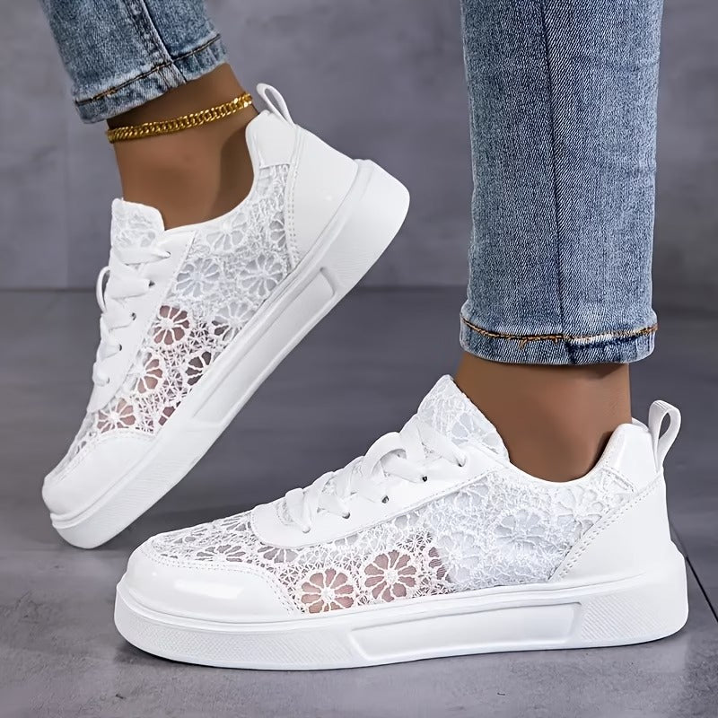 Floral Lace Sneakers