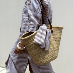 Sophia | Classic Striped Shirt Dress