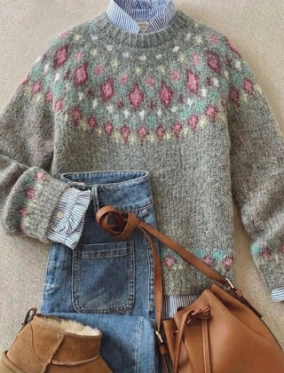 Rebecca | Chic Vintage Knit Sweater