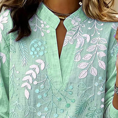 Botanical Print Blouse
