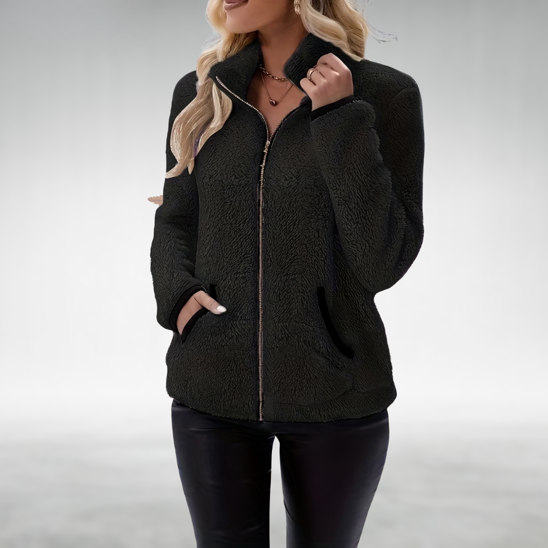 Soft-Touch Zip-Up Jacket