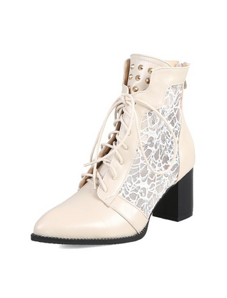 Victorian Elegance Mid-Calf Boots