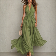 Zaria | Fitted-Top Evening Maxi Dress