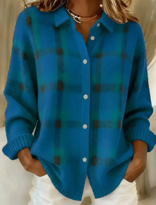 Plaid Cardigan