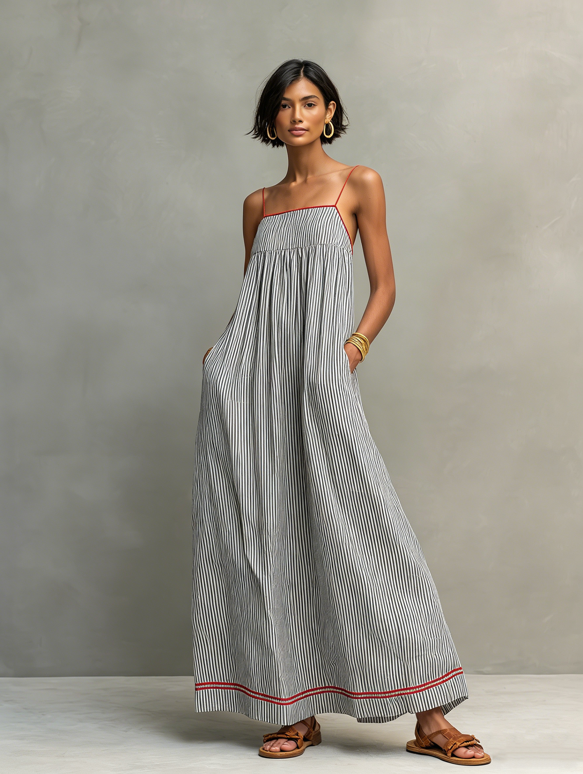 Striped Maxi Dress