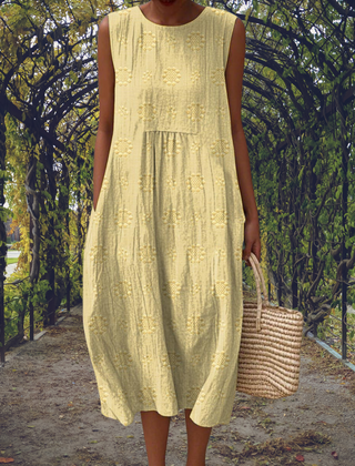 Katherine | Stylish Sleeveless Dress with Pockets