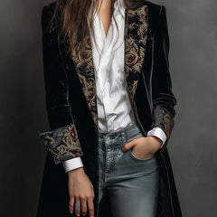 Ornate Longline Blazer