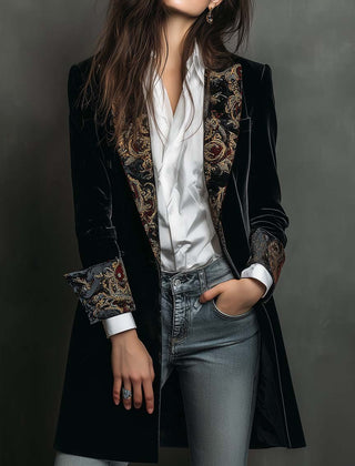 Ornate Longline Blazer