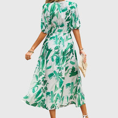 Flattering Floral Midi Dress