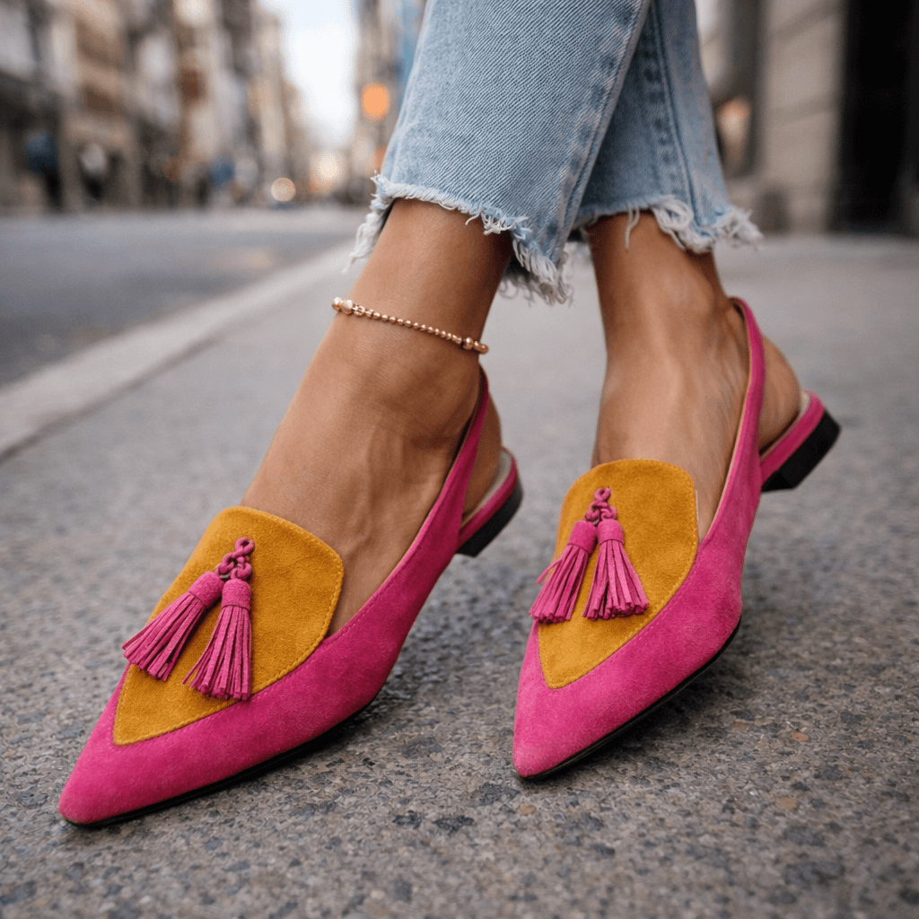 Sandals with Straps and Tassels