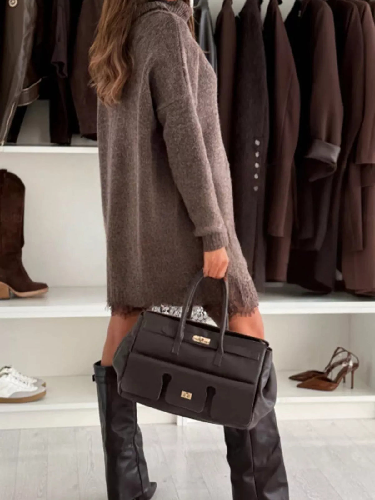 Turtleneck Oversized Sweater