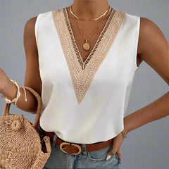 Lacefront V-Neck