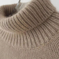 Turtleneck Dropped Shoulder Sweater