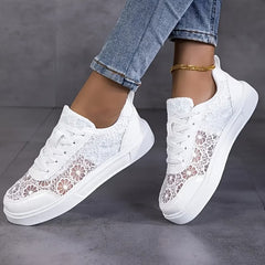 Floral Lace Sneakers