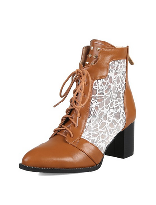 Victorian Elegance Mid-Calf Boots