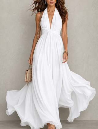 Zaria | Fitted-Top Evening Maxi Dress