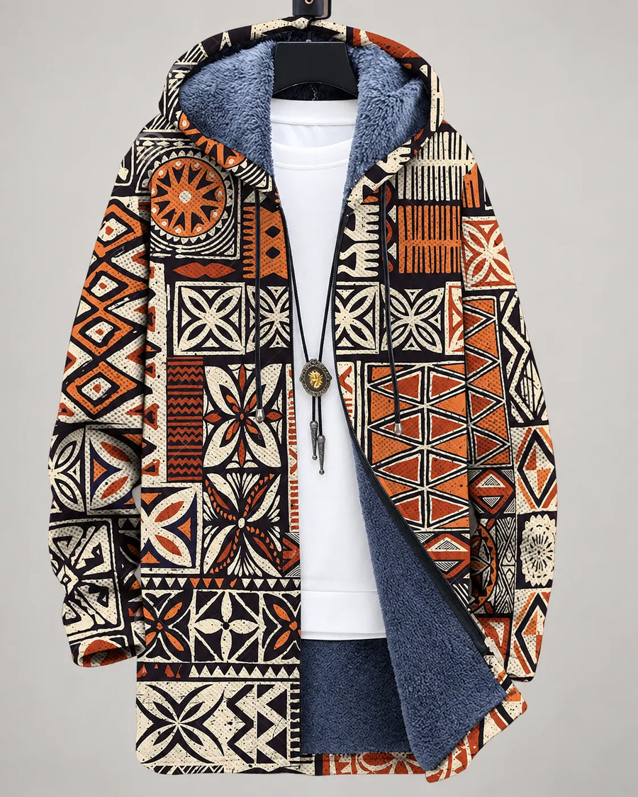 Mosaic Art Hooded Jacket