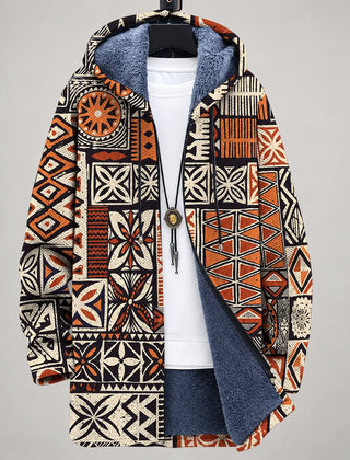 Vibrant Wave Hooded Jacket