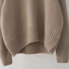 Turtleneck Dropped Shoulder Sweater