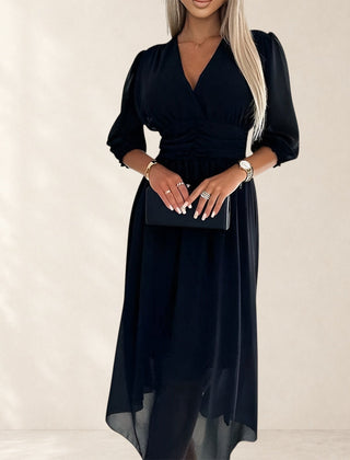 Lightweight Silky Chiffon Dress