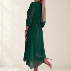 Lightweight Silky Chiffon Dress