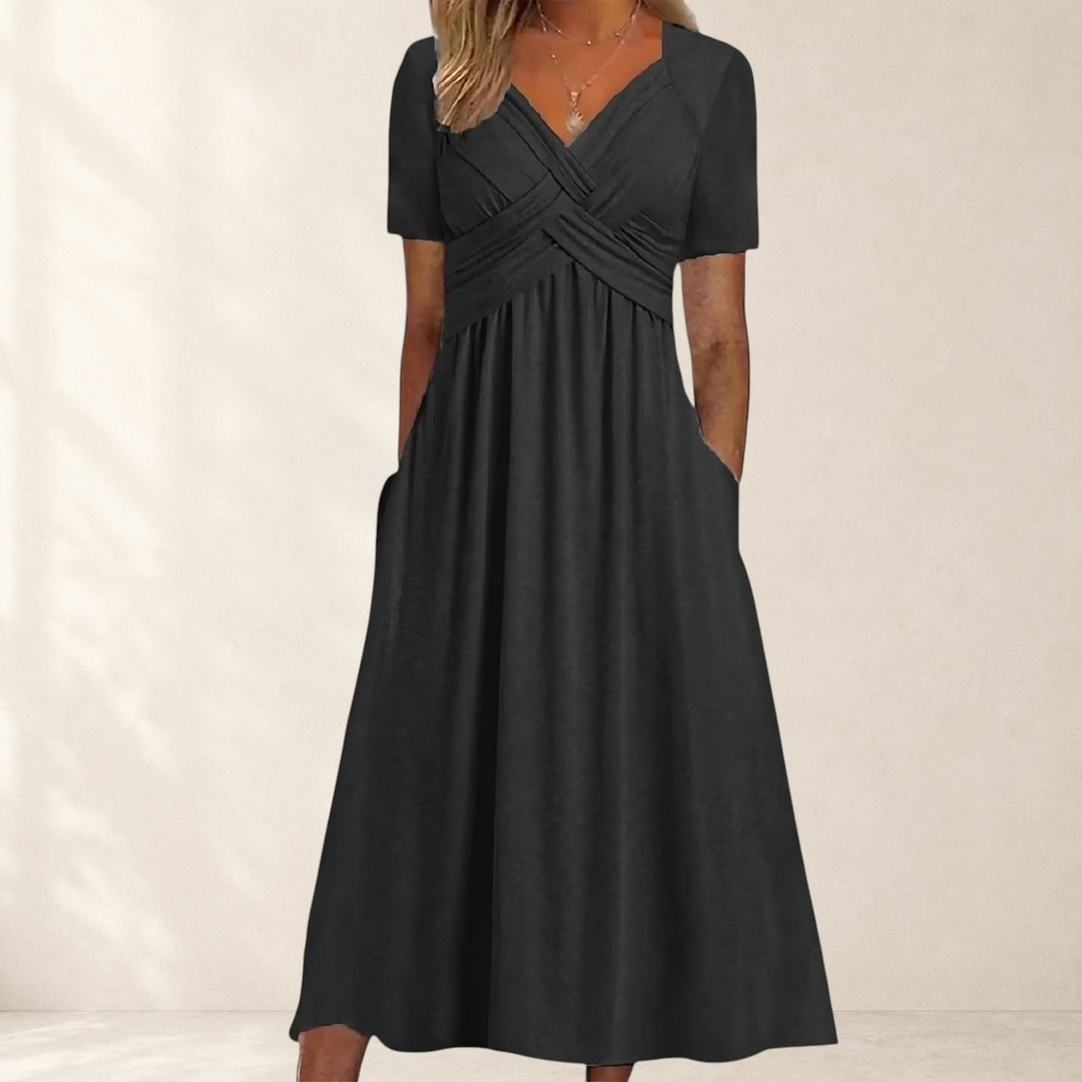 Midi Dress with Tummy Control