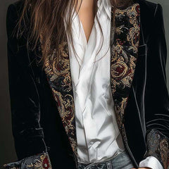 Ornate Longline Blazer