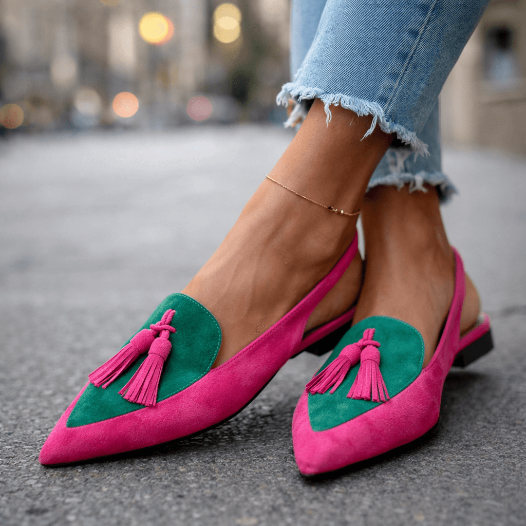 Sandals with Straps and Tassels