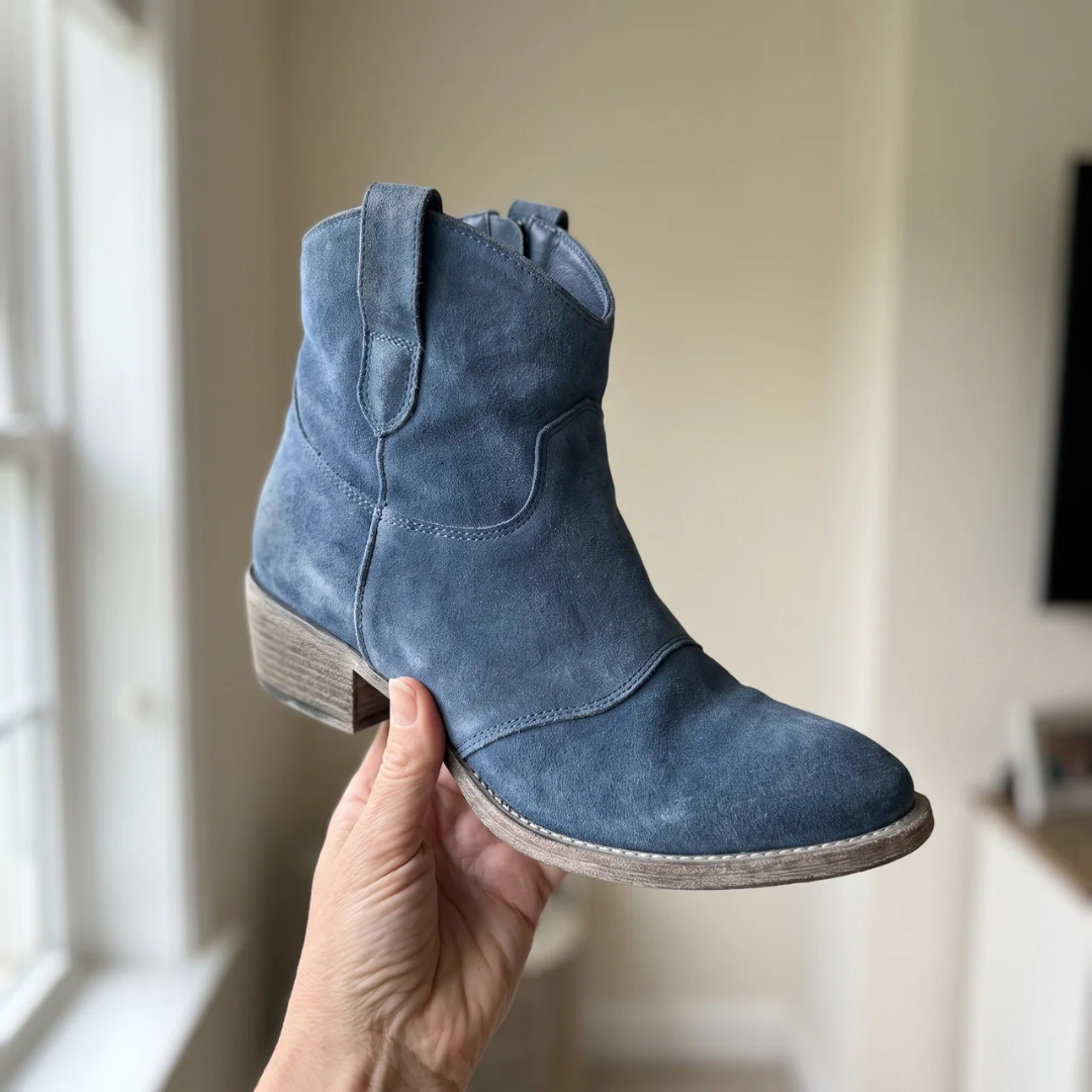 Comfort suede ankle boots