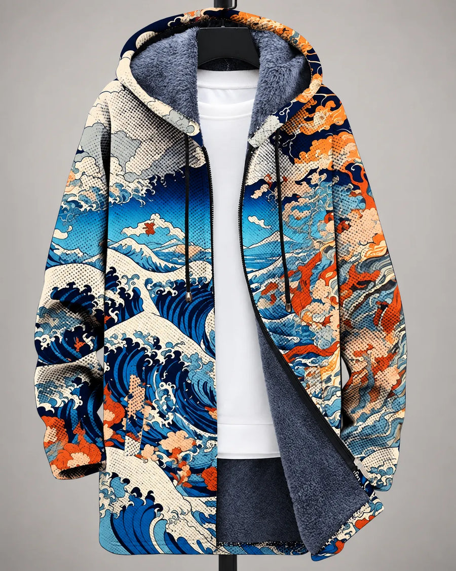 Ocean Art Hooded Jacket