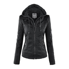 Hooded Moto Jacket