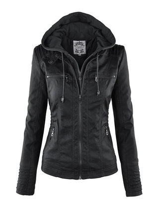 Hooded Moto Jacket