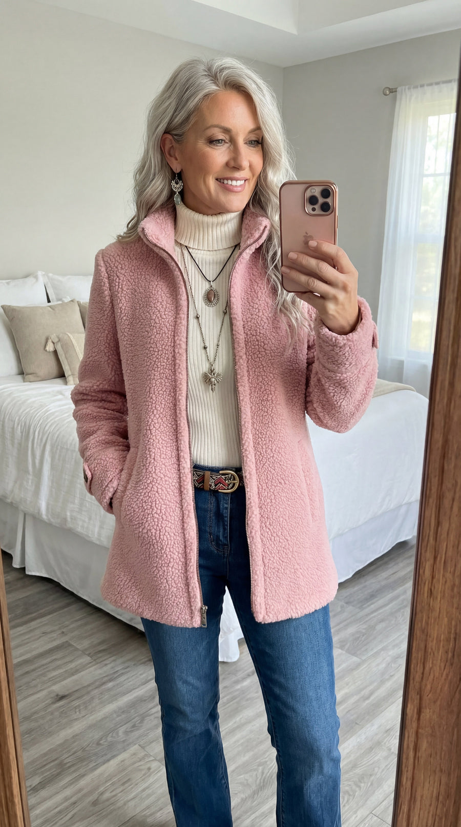 Melanie | Warm Teddy Jacket with Zipper