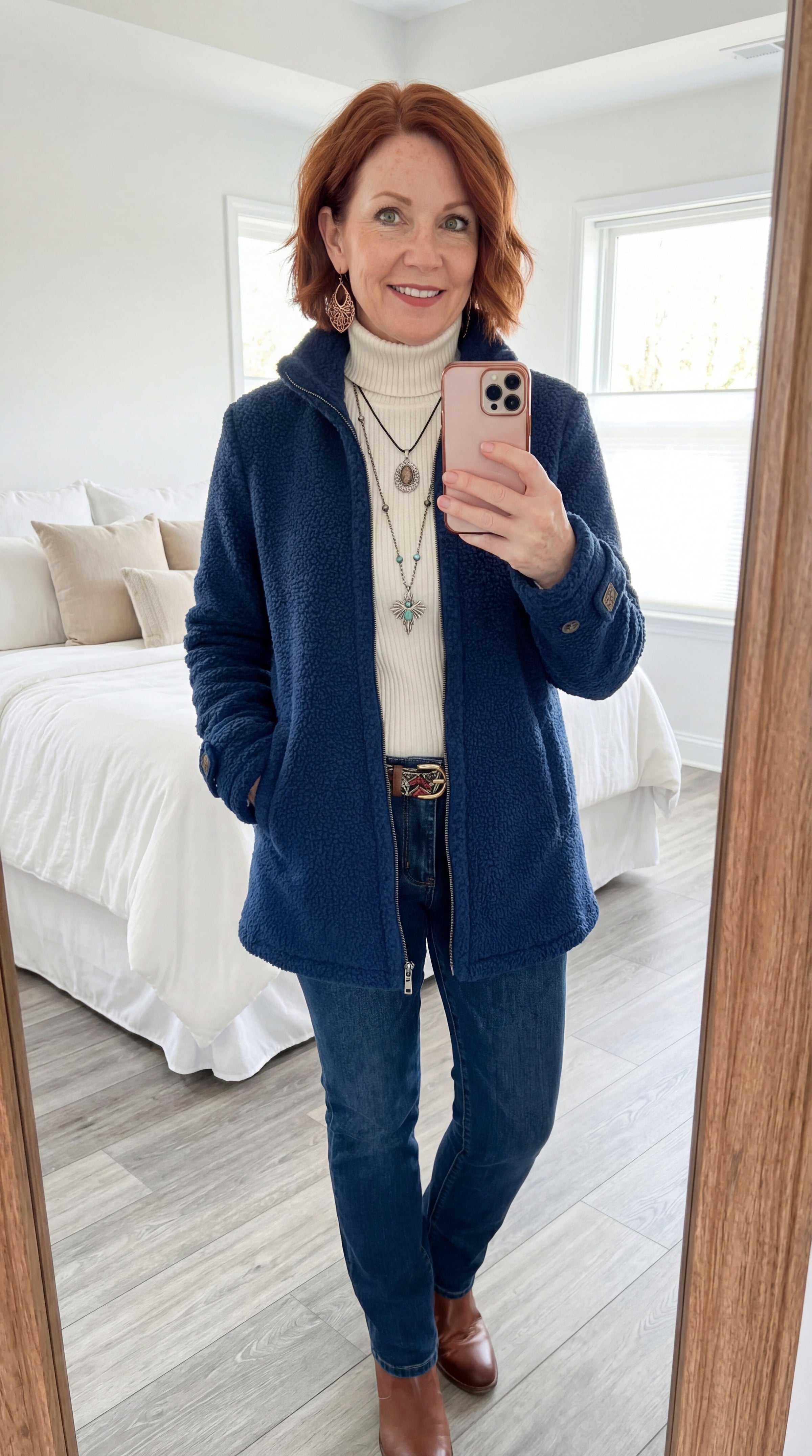 Melanie | Warm Teddy Jacket with Zipper