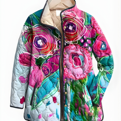 Elegant Floral Pattern Jacket