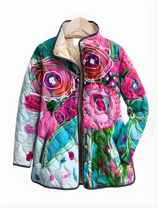 Elegant Floral Pattern Jacket