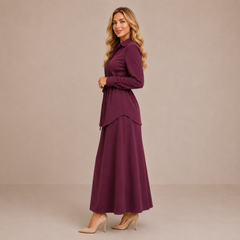 Kornelia | Tie-Waist Shirt & Skirt Set