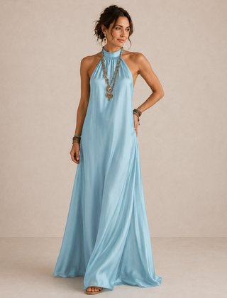 Alaina | Halter Maxi Dress