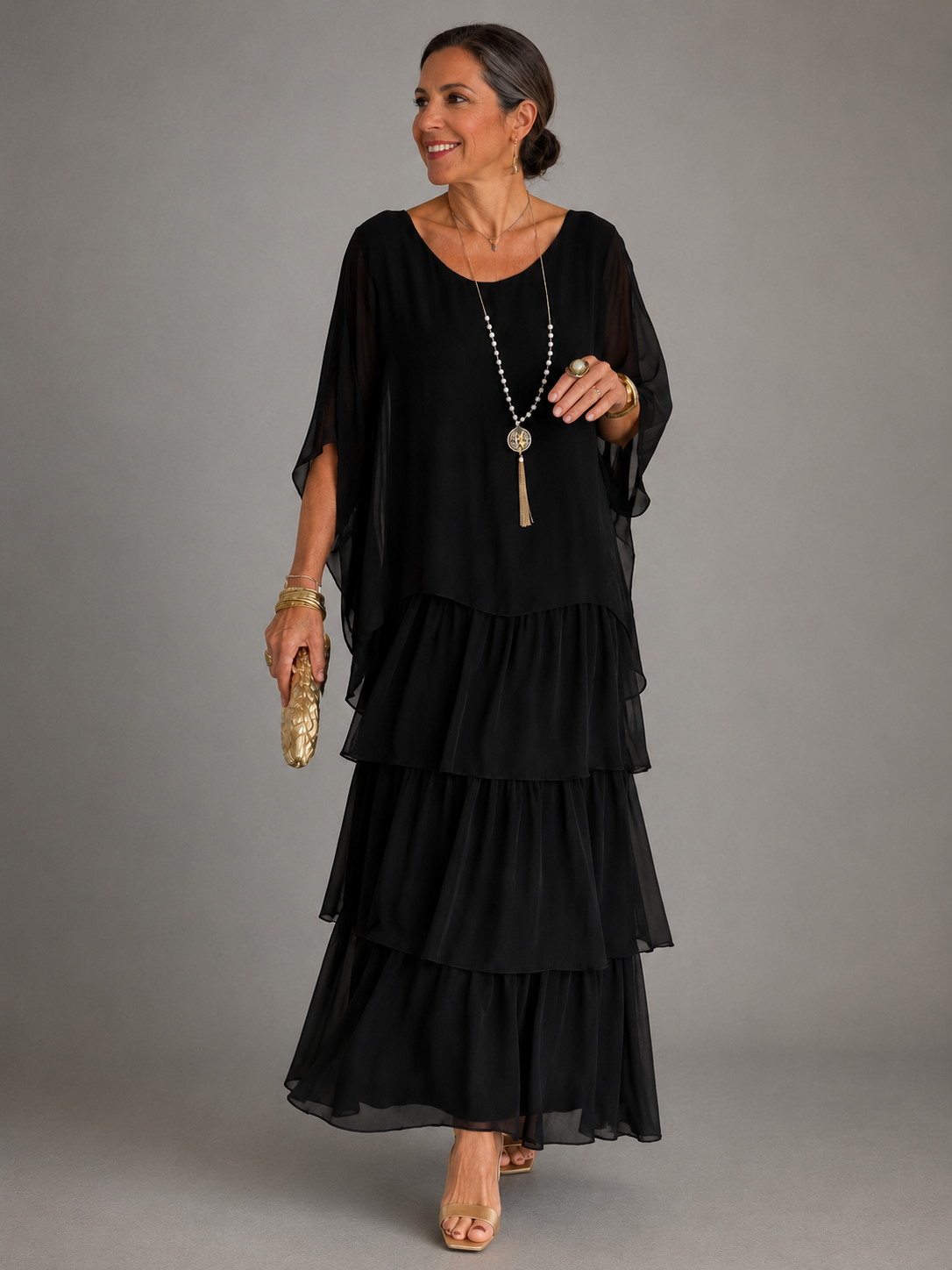 Elegant Flowy Maxi Dress