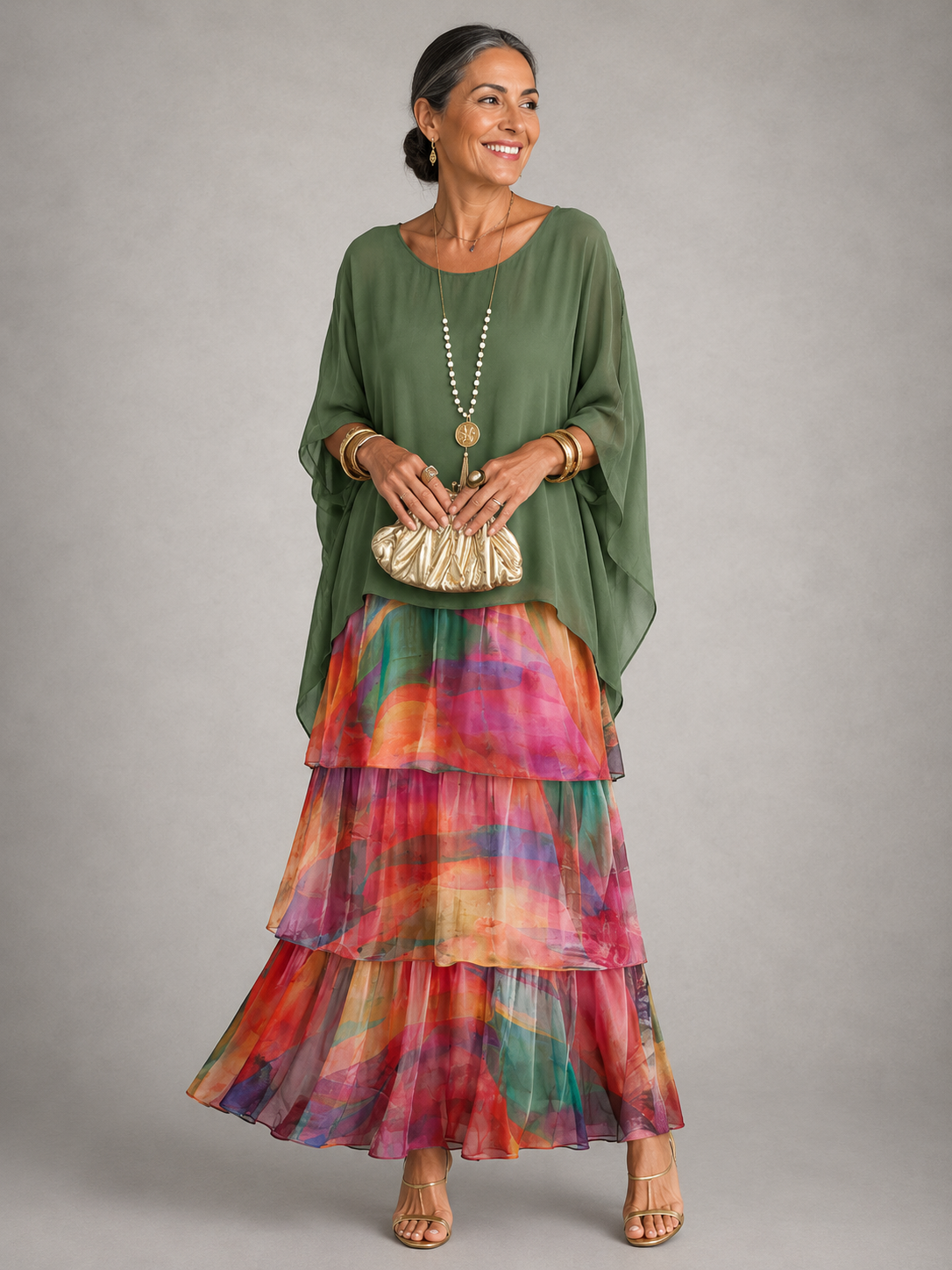 Elegant Flowy Maxi Dress