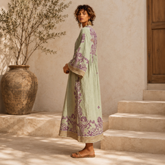 Celestia | Embroidered Boho Dress