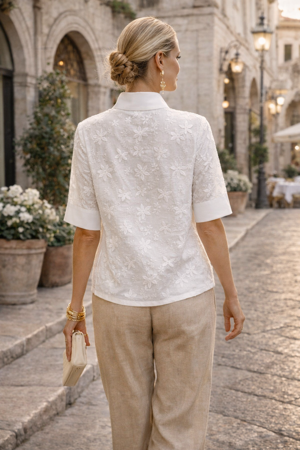 Floral Embroidered Blouse