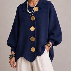 Oversized Button Knit Cardigan