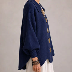Oversized Button Knit Cardigan