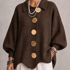 Oversized Button Knit Cardigan