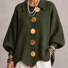 Oversized Button Knit Cardigan
